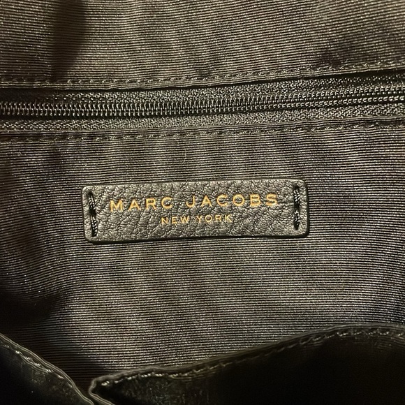 Marc Jacobs Black Backpack with Gold Accents main image 5